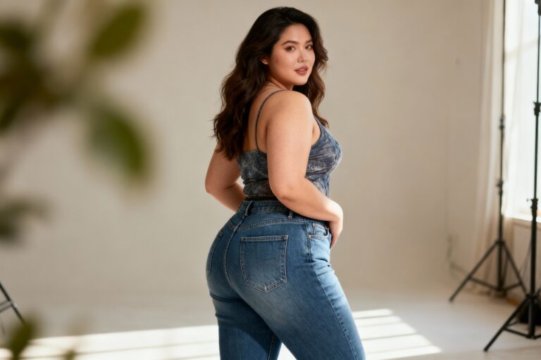 Best jeans fit tips for curvy bodies