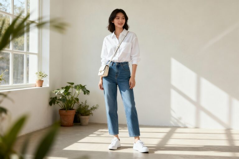 Clean girl outfit ideas (simple + chic)