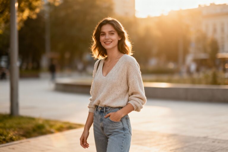 How to dress up a casual outfit