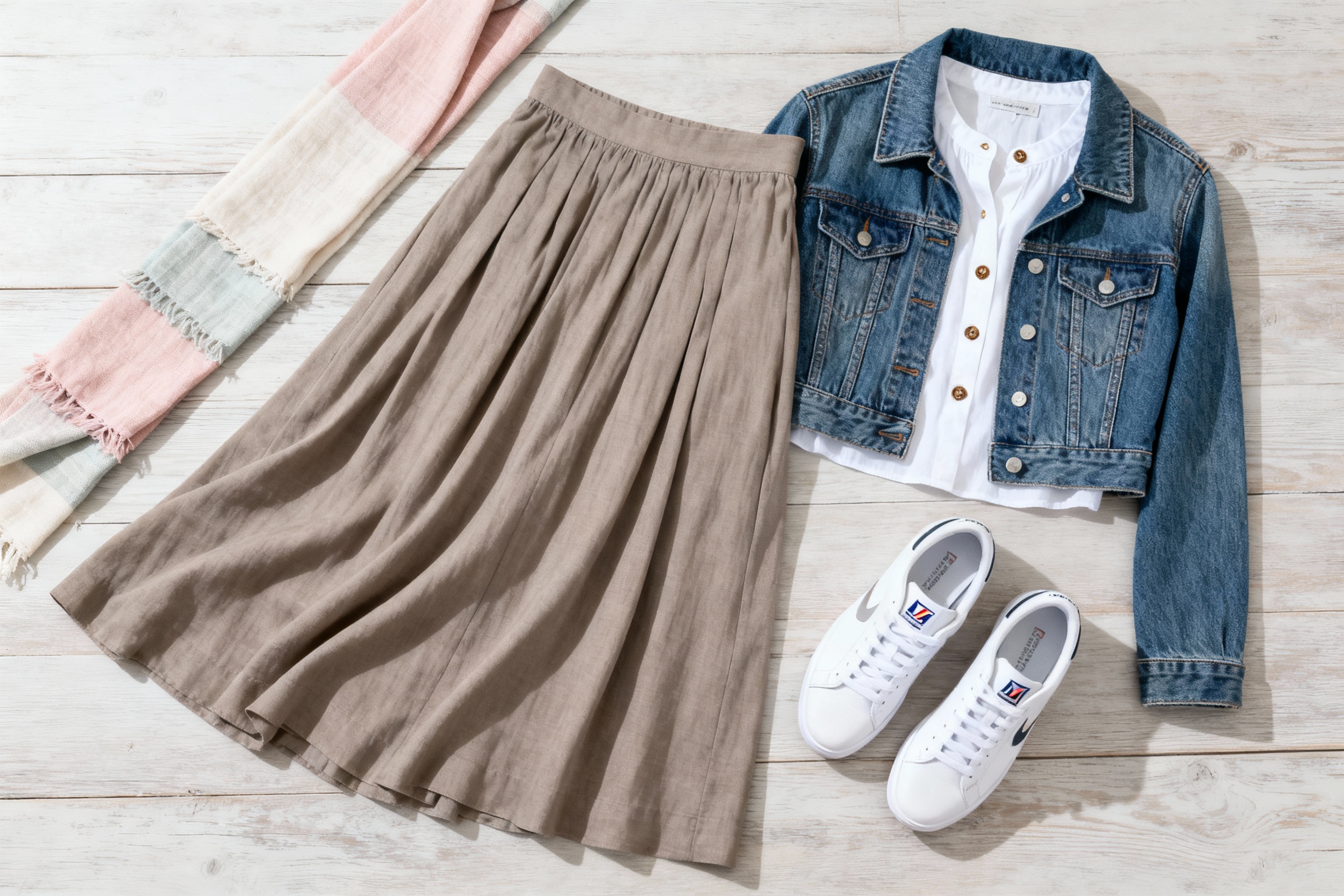 Outfit formulas using skirts