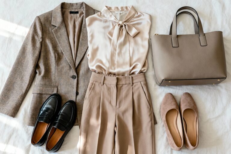 Work outfits with flats and loafers